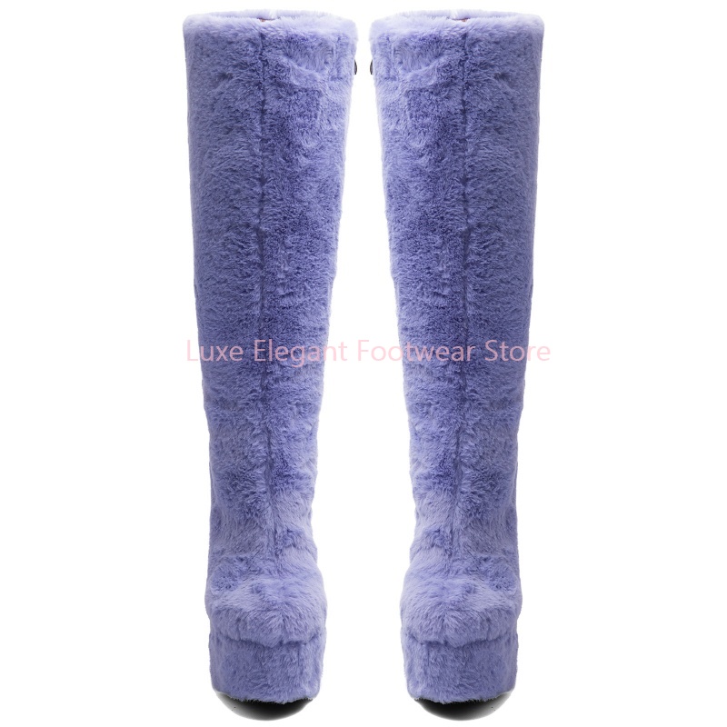 รองเท้าบูทส้นตึกทรงกลมหุ้มข้อเ - Winter Fashion Women Boots บทวิจารณ์และราคา