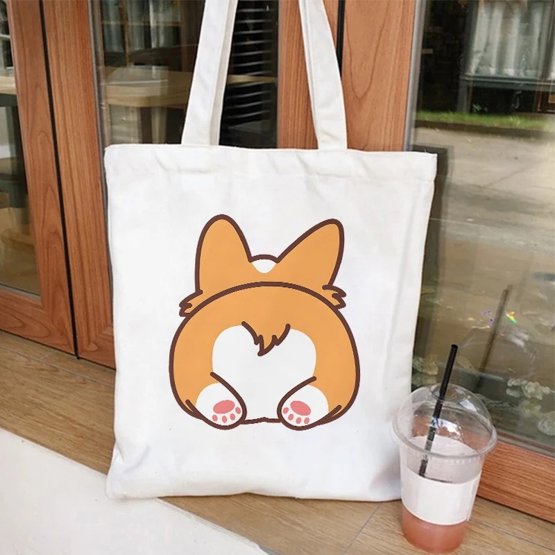 กระเป๋าโท้ทลายลูกสุนัขหลากหลาย - Women Fashion Pose บทวิจารณ์และราคา
