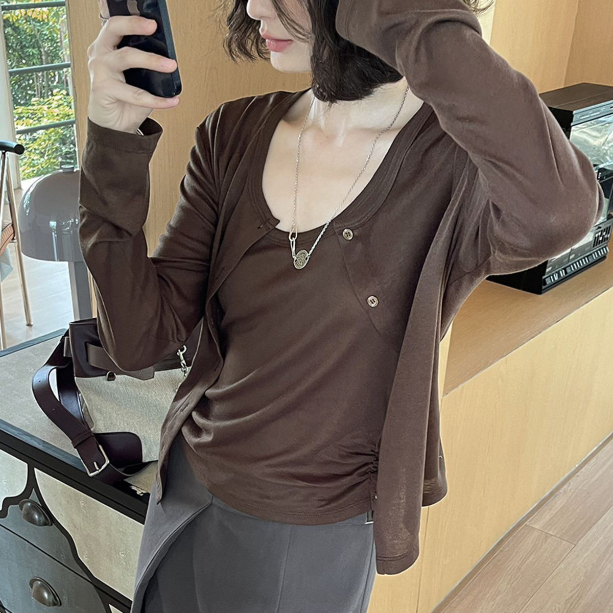 ชุดเซ็ต 2 ชิ้นสำหรับผู้หญิง IG - Crop Top Women บทวิจารณ์และราคา