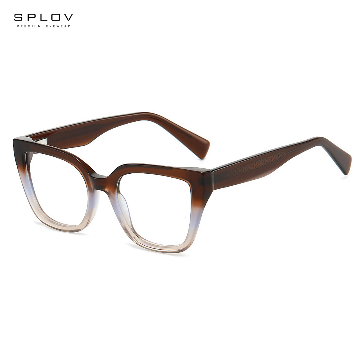 กรอบแว่นตาโลหะทรงเหลี่ยมทันสมั - Women'S Fashion Glasses Non Prescription บทวิจารณ์และราคา