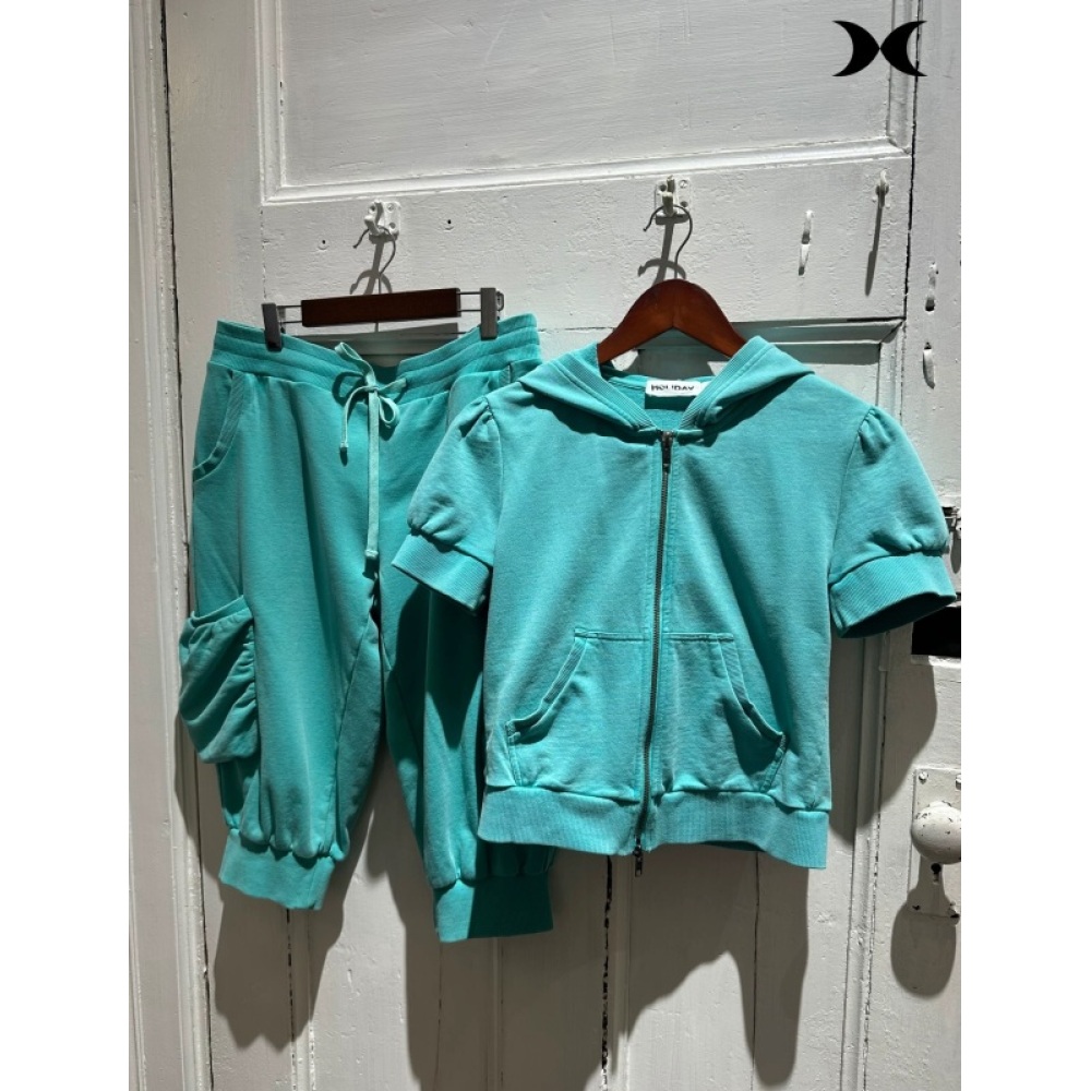 เสื้อฮู้ดซิปแขนสั้นสไตล์สาวสปอ - Women Fashion Styles บทวิจารณ์และราคา