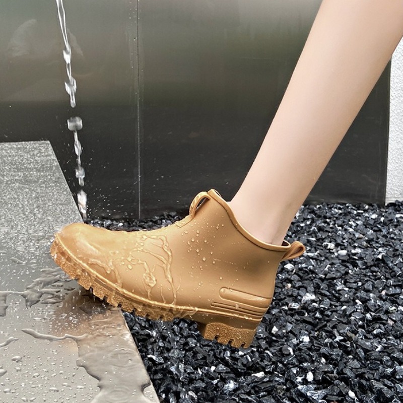 รองเท้าแฟชั่นผู้หญิงไซส์ใหญ่ ฤ - Women'S Fashion Rain Boots บทวิจารณ์และราคา