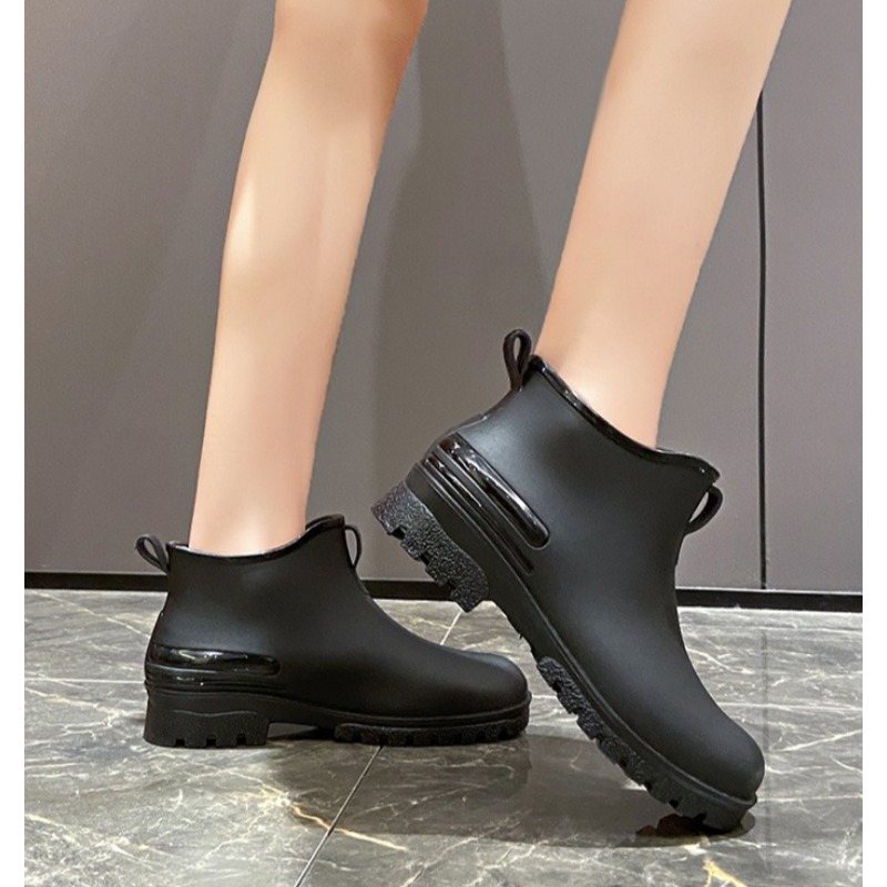 รองเท้าแฟชั่นผู้หญิงไซส์ใหญ่ ฤ - Women'S Fashion Rain Boots บทวิจารณ์และราคา