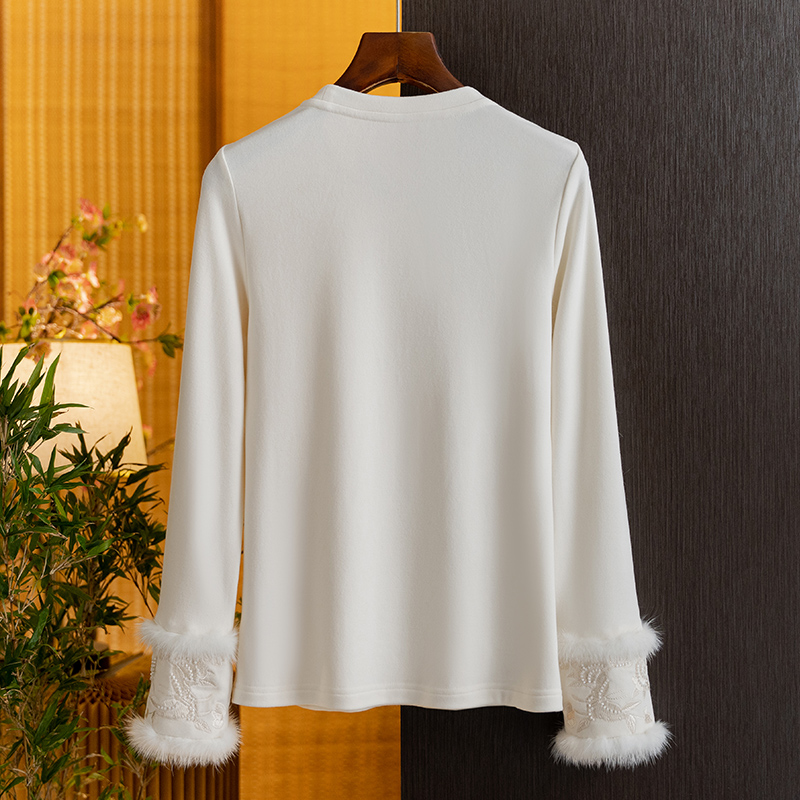 เสื้อเชิ้ตแขนยาวขนมิงค์สไตล์จี - Women Fashion Styles บทวิจารณ์และราคา